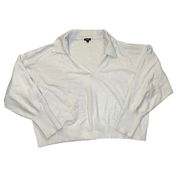 Express Ice Blue Collared Sweater Size XL - Picture 1 of 3